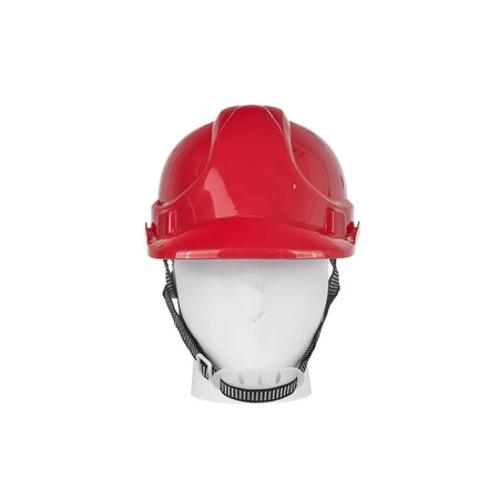 GEKO Veiligheidshelm met verstelbare draaiknop rood 53 - 62 cm
