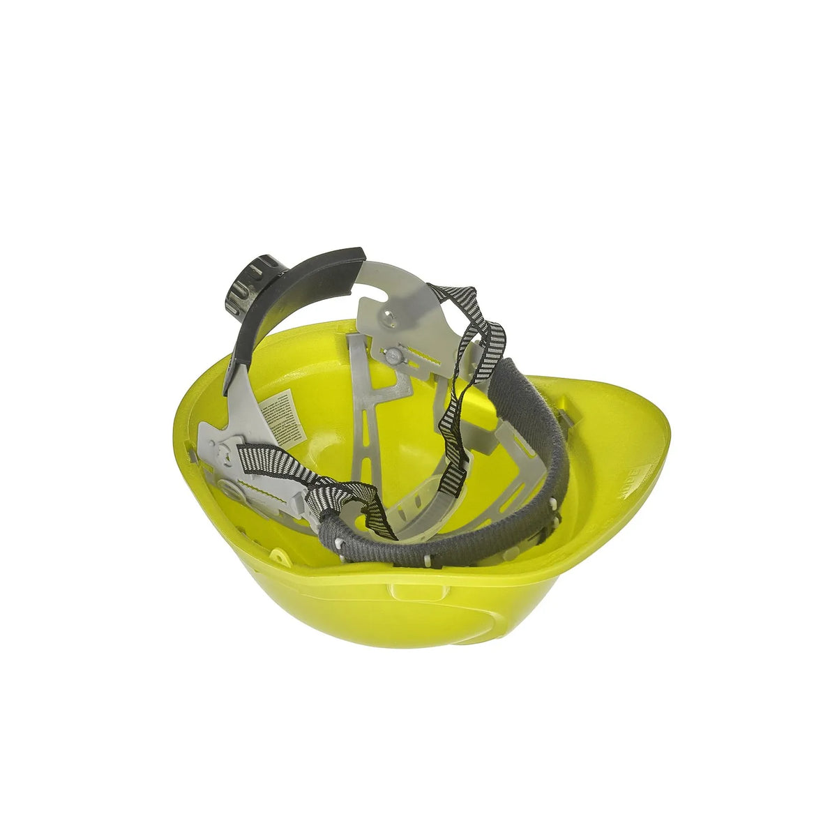 GEKO Veiligheidshelm met verstelbare draaiknop geel 53 - 62 cm