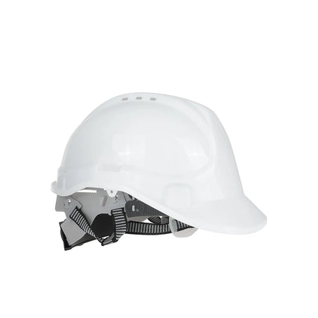 GEKO Veiligheidshelm met verstelbare draaiknop wit 53 - 62 cm