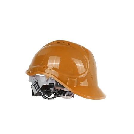 GEKO Veiligheidshelm met verstelbare knop oranje 53 - 62 cm