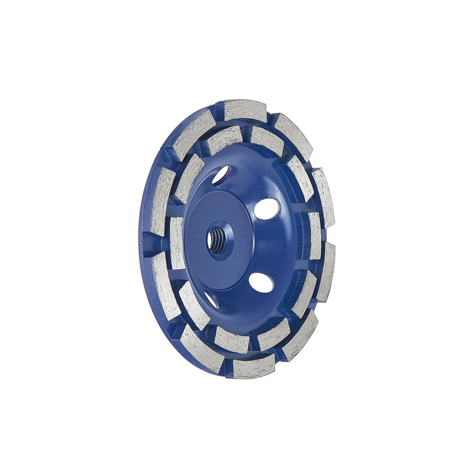 GEKO Diamant slijpcup dubbel rij 5 mm 125 mm M14