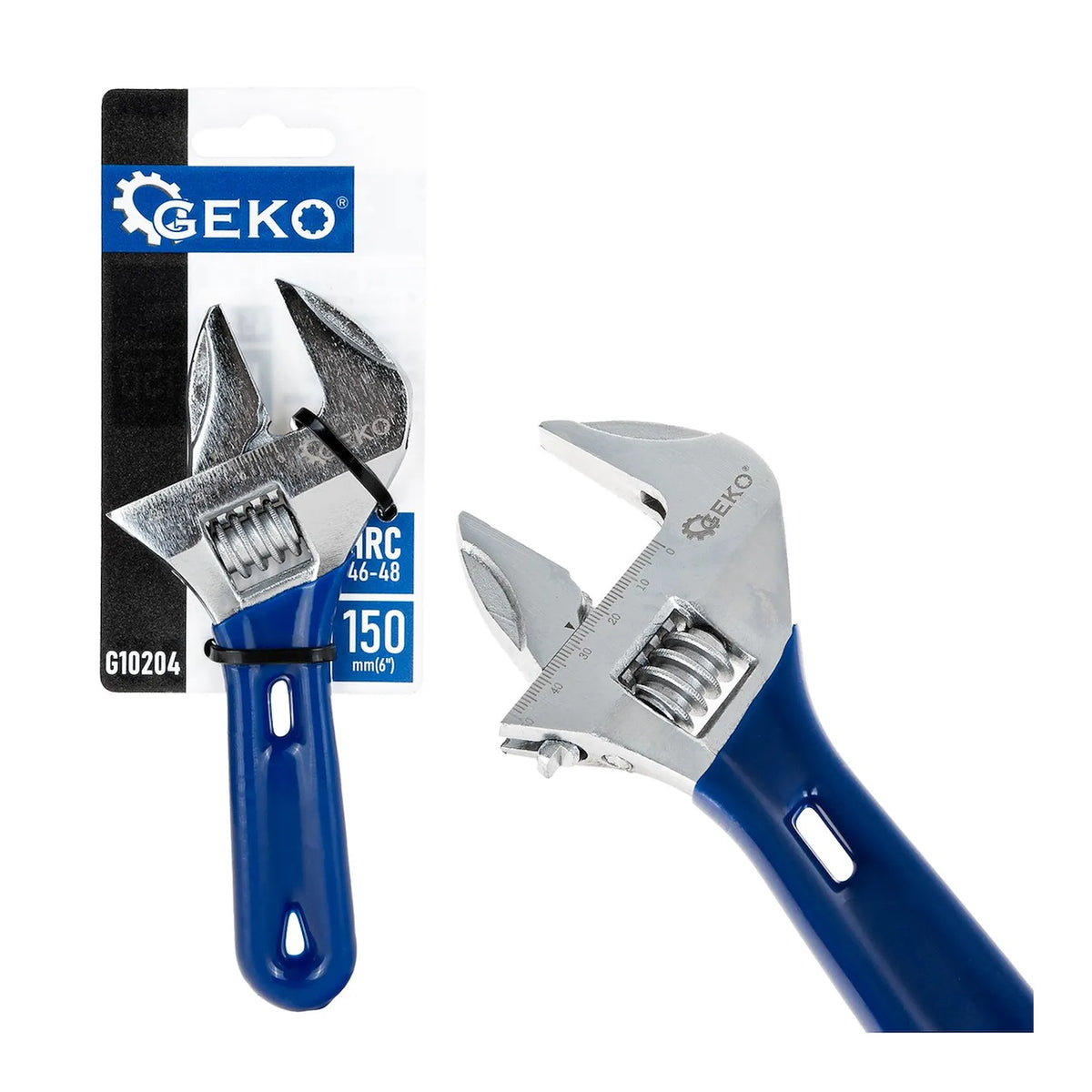 GEKO Korte verstelbare moersleutel 0 - 36 mm 150 mm