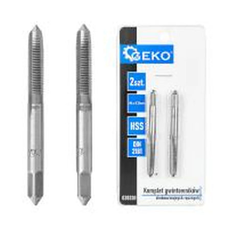 GEKO Handtappen voor fijn draad M6x0,75 mm HSS 2-delig