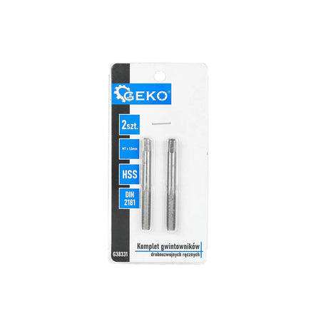 GEKO Fijn draadtapset voor binnen- schroefdraad M7x1,0 mm 2-delig HSS
