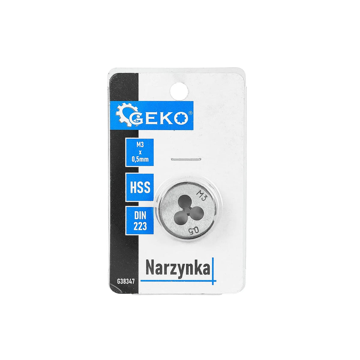 GEKO Snijplaat M3x0,5 mm