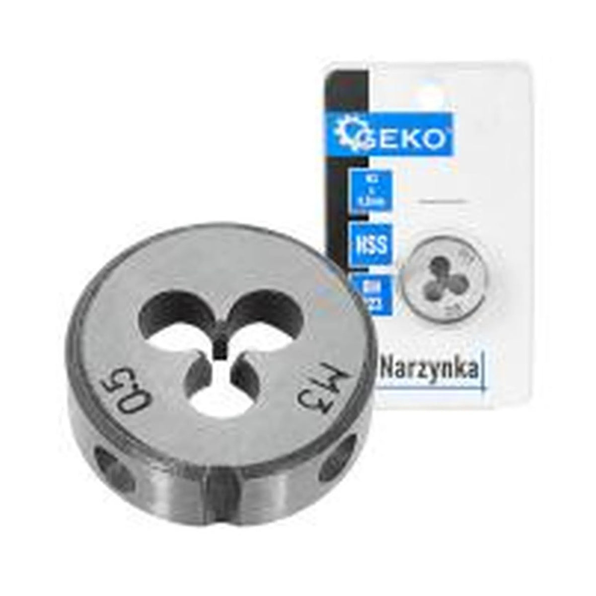 GEKO Snijplaat M3x0,5 mm