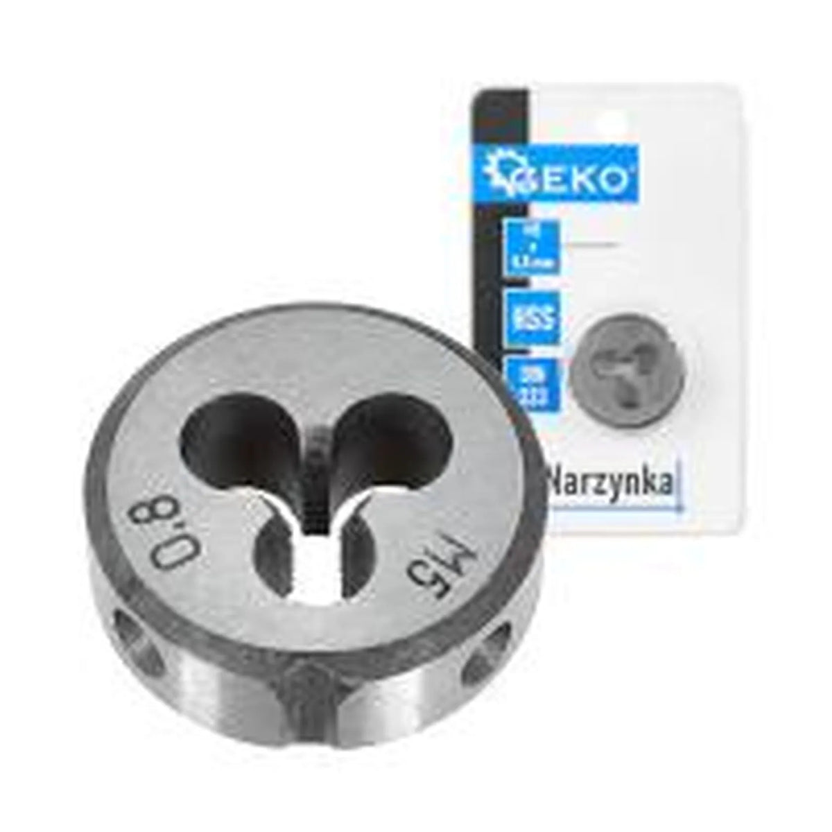 GEKO Narzynka voor buitendraad M5x0,8 mm HSS DIN 223