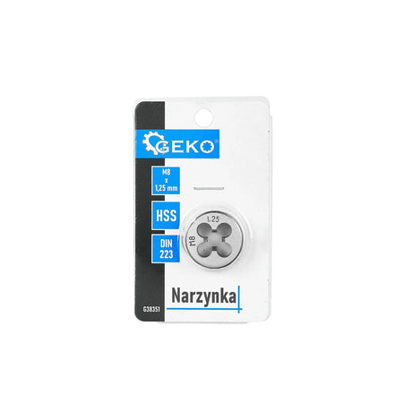 GEKO Draadsnijder voor buitendraad M8x1,25 mm HSS DIN 223