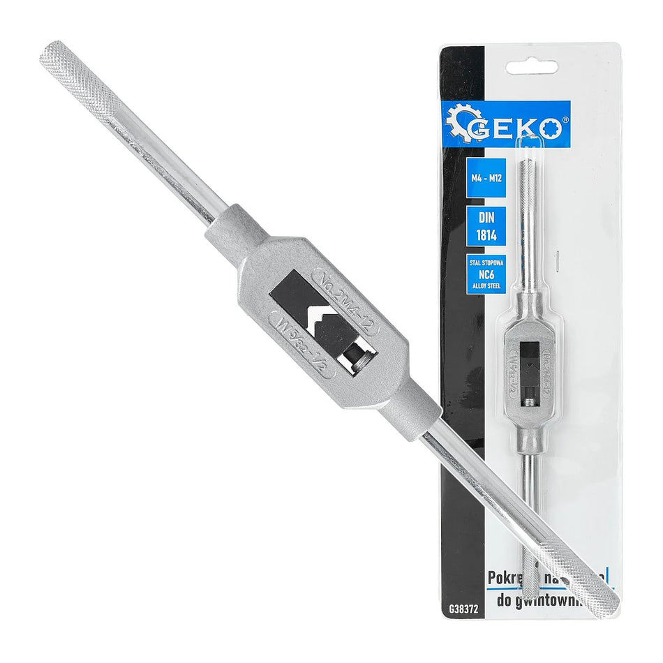 GEKO Instelknop voor snijplaten M4-M12 DIN 1814
