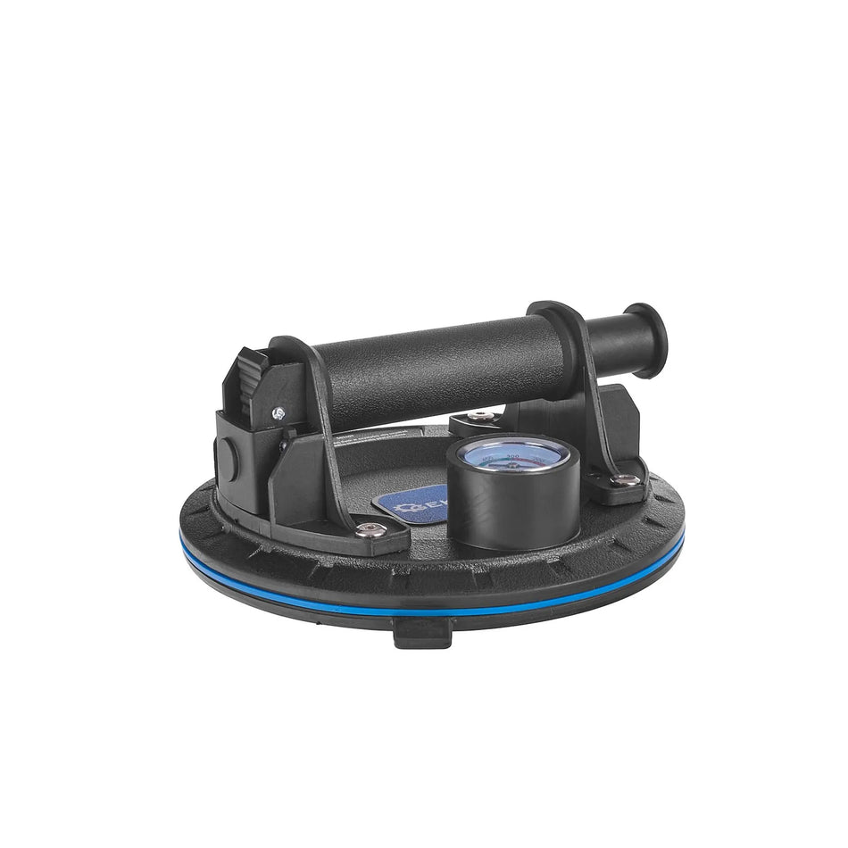 GEKO Vacuüm zuignap houder met manometer rubber 200 mm 170 kg