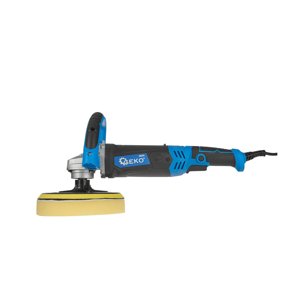GEKO Autopolijstmachine 1200 W 180 mm met D-handvat en toerenregeling