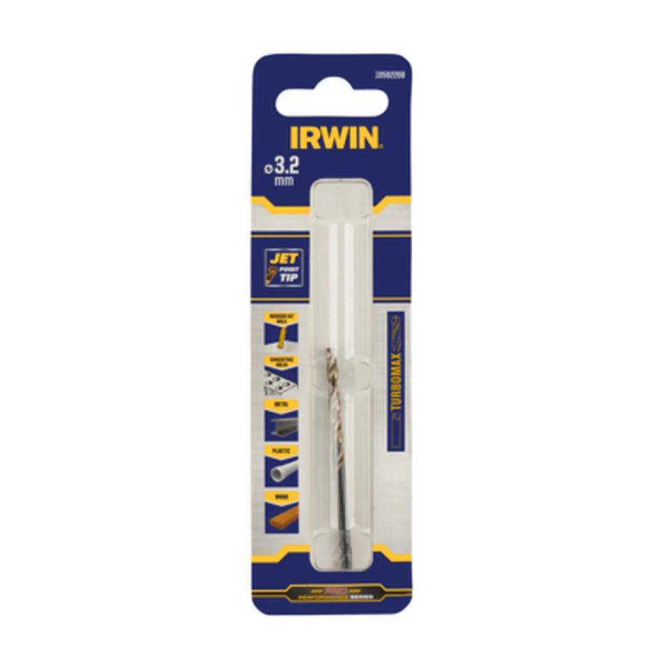 IRWIN Boor metaal turbomax 3,2mm