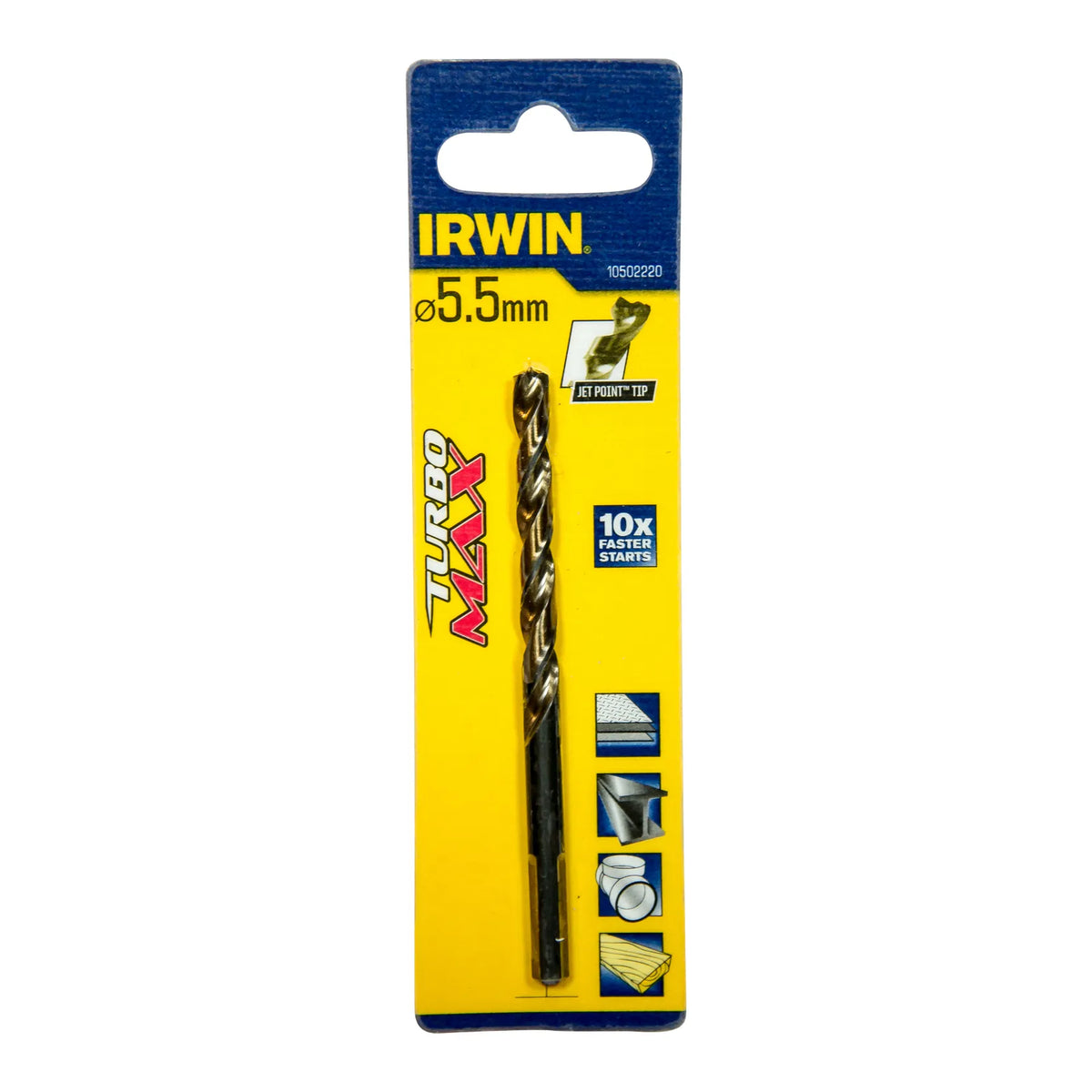 IRWIN Boor metaal turbomax 3,3m