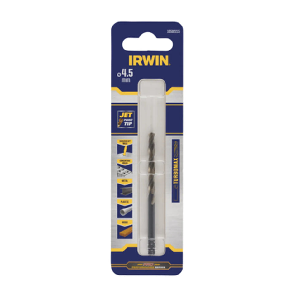 IRWIN Boor metaal turbomax 4,5mm