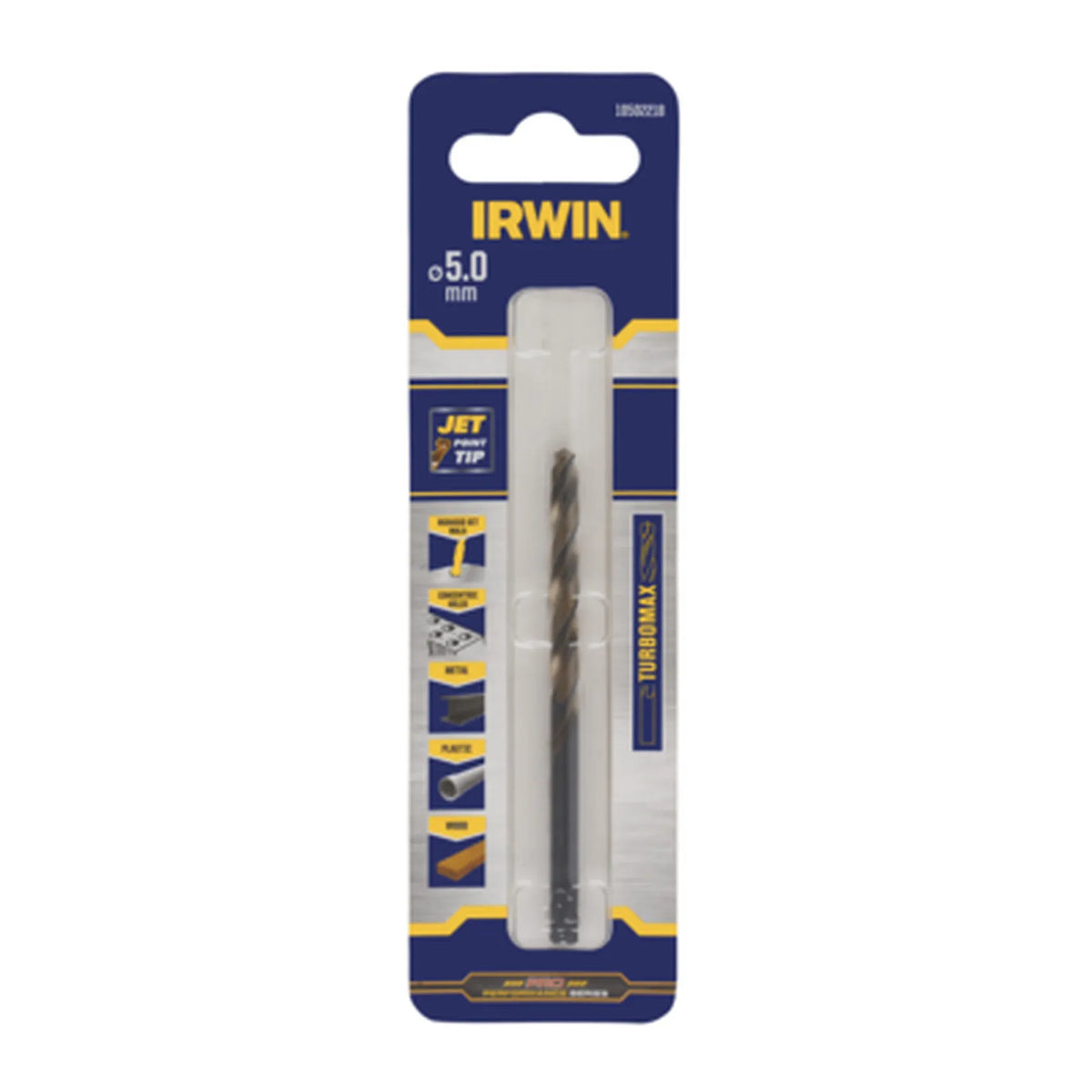 IRWIN Boor metaal turbomax 5,0mm