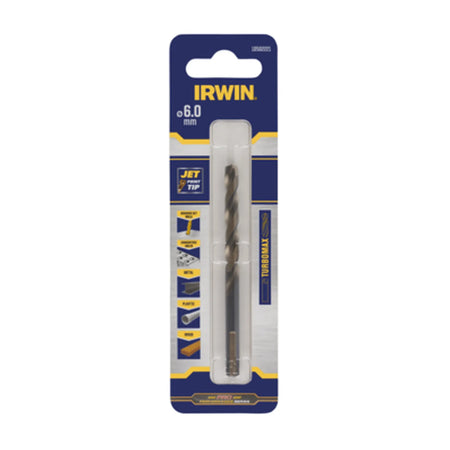 IRWIN Boor metaal turbomax 6,0mm