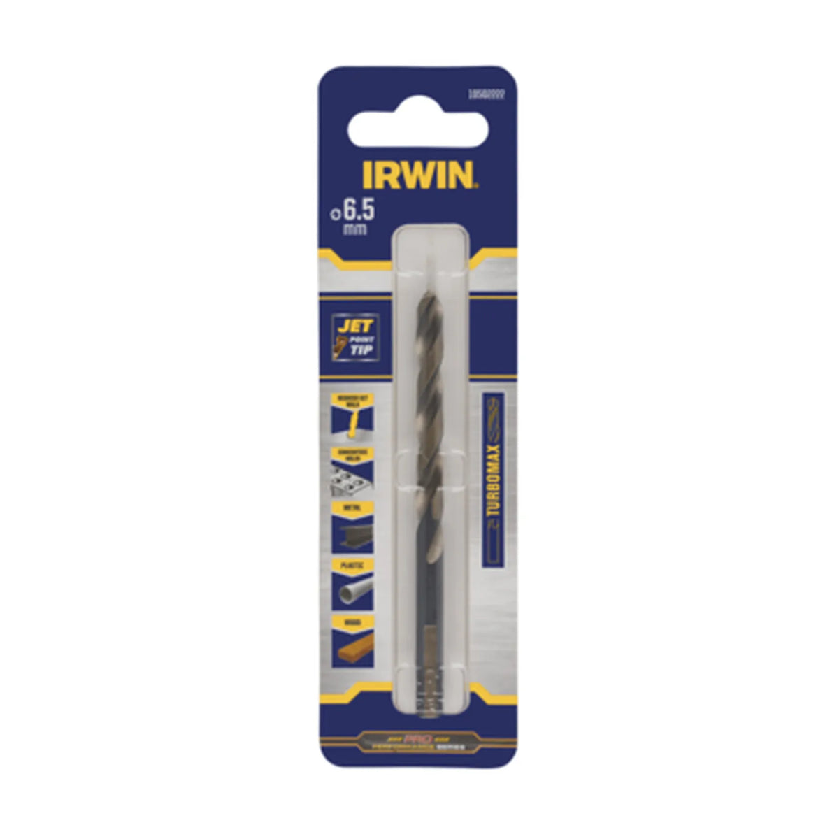 IRWIN Boor metaal turbomax 6,5mm