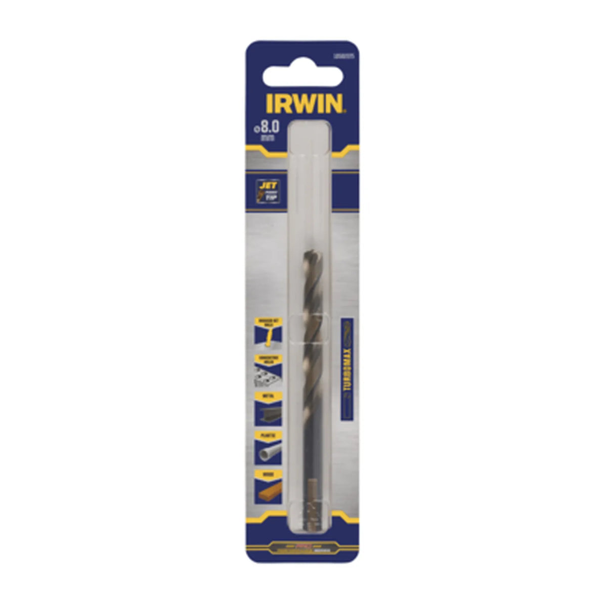 IRWIN Boor metaal turbomax 8,0mm