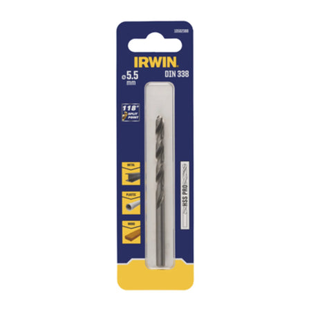 IRWIN Boor metaal hss din-338 5,5mm (1 stuks )