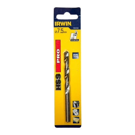 IRWIN Boor metaal hss din-338 7,5mm (1 stuks )