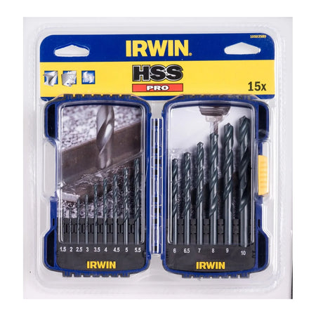 IRWIN Boor metaal hss din-338 set25sz 1,0 - 13,0 mm co 0,5 mm