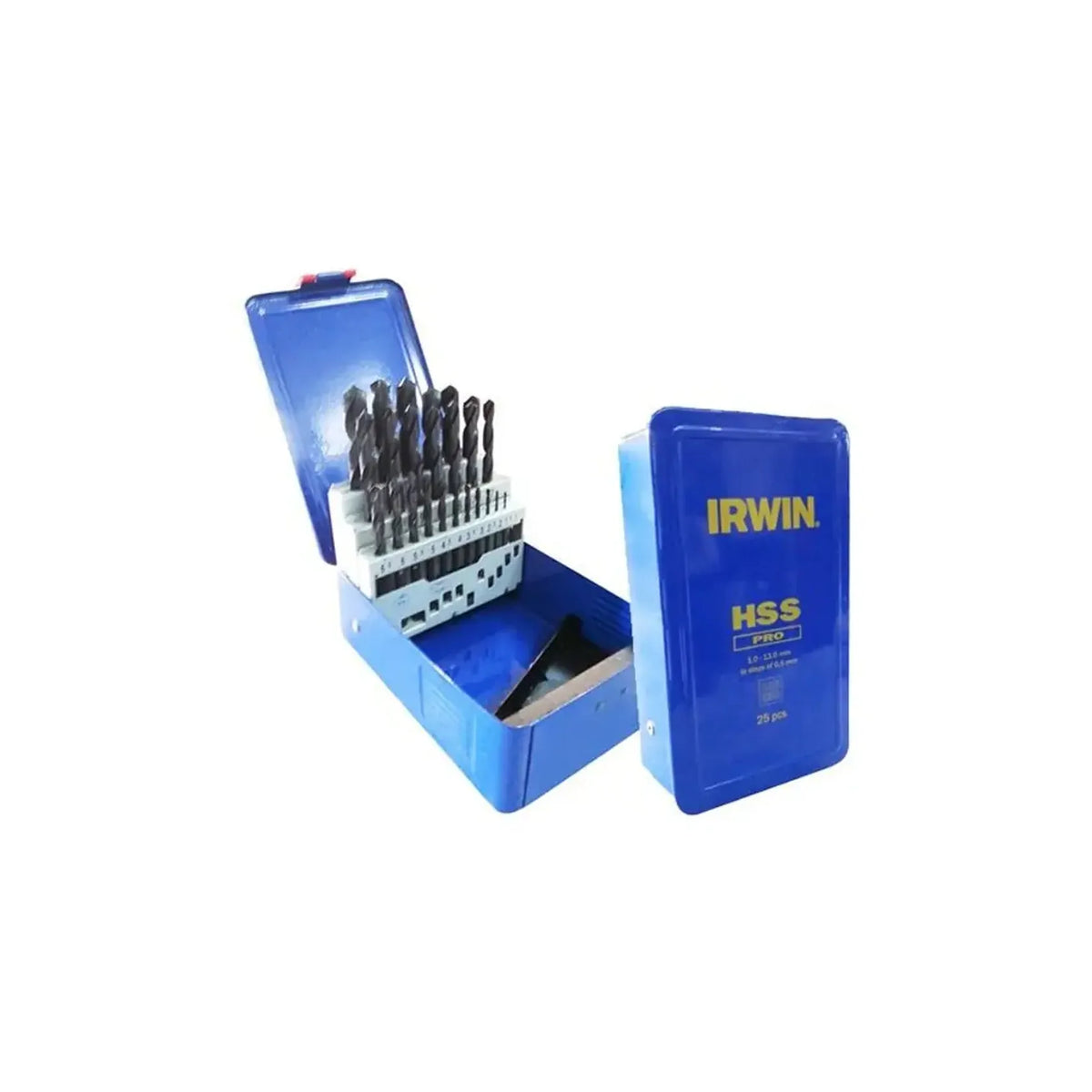 IRWIN Boor metaal hss din-338 set25sz 1,0 - 13,0 mm co 0,5 mm