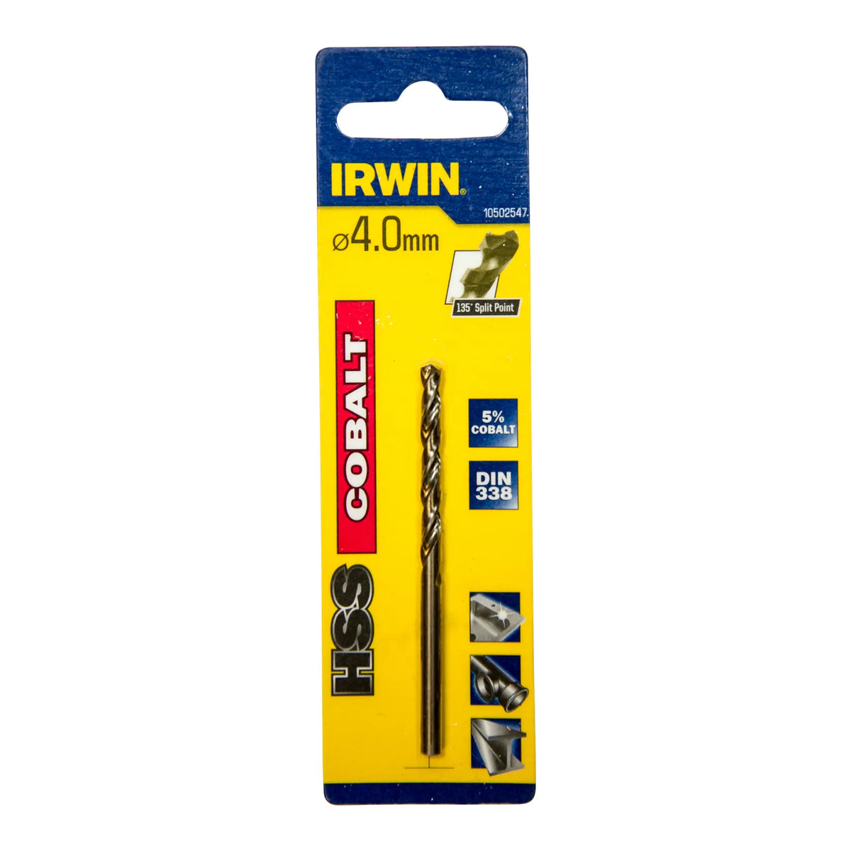 IRWIN Boor kobalt 4,0mm