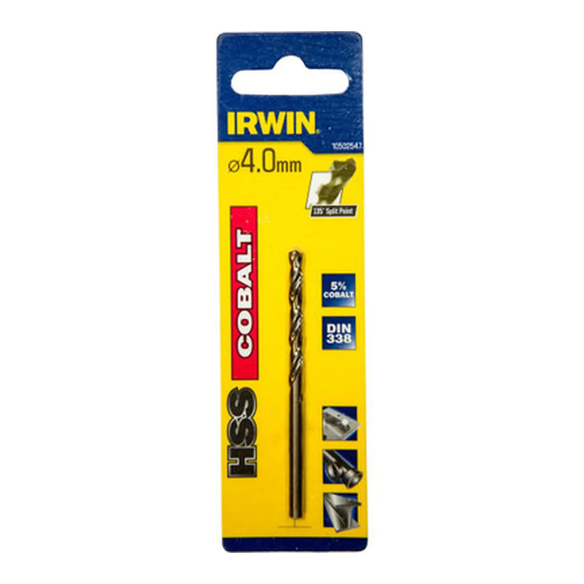 IRWIN Boor kobalt 4,0mm