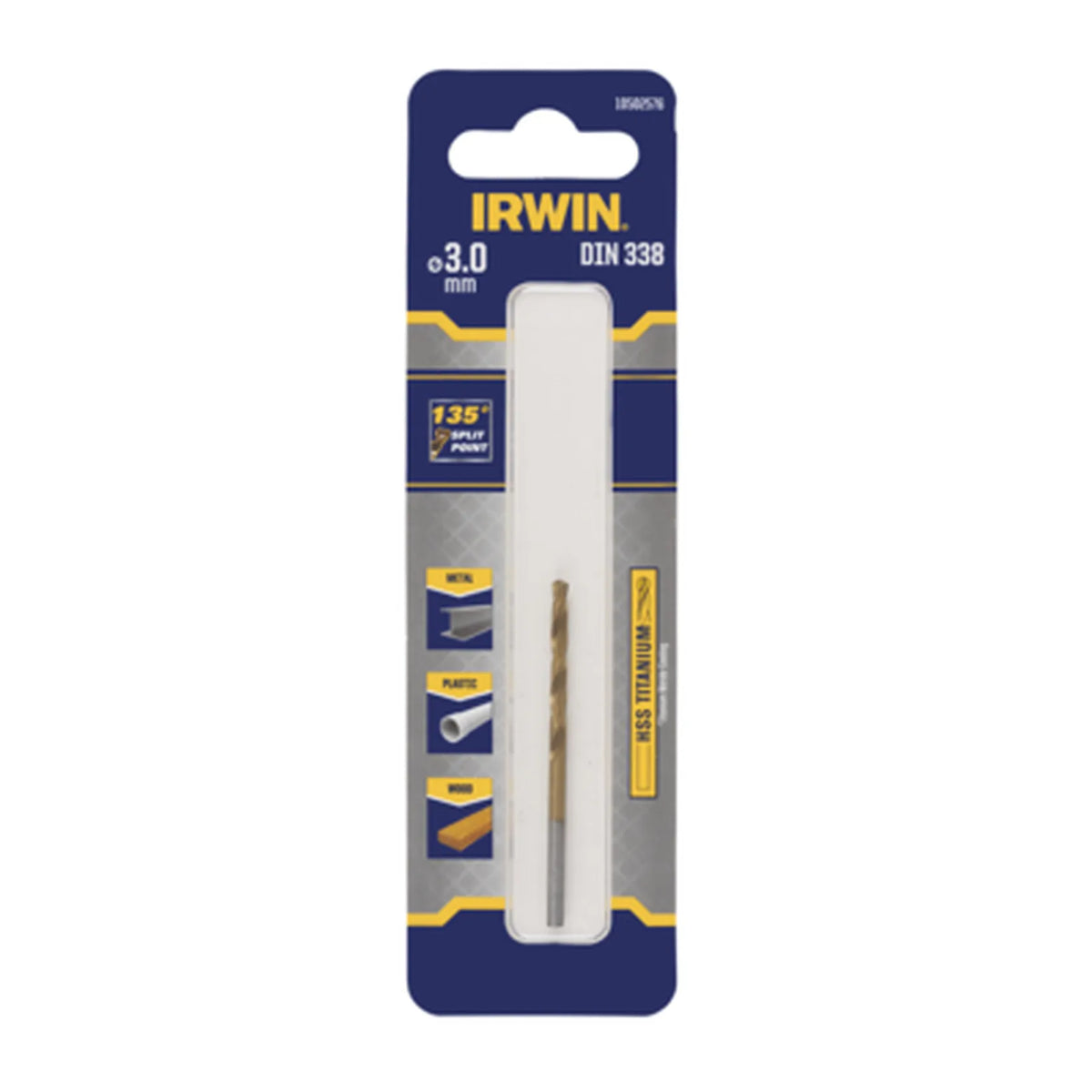 IRWIN Boor metaal tytan 3,0mm