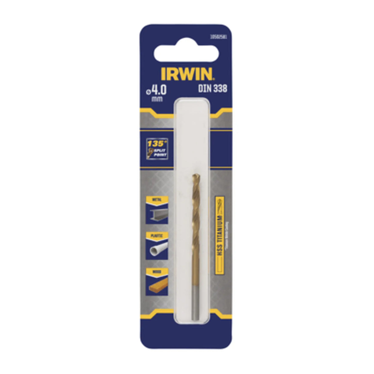 IRWIN Boor metaal tytan 4,0mm