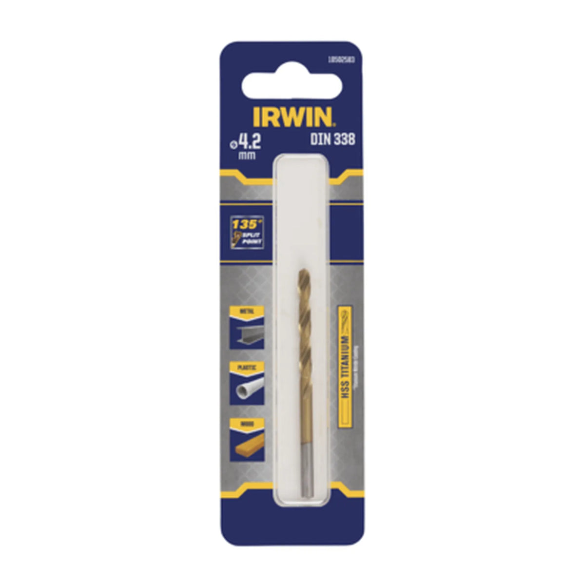 IRWIN Boor metaal tytan 4,2mm