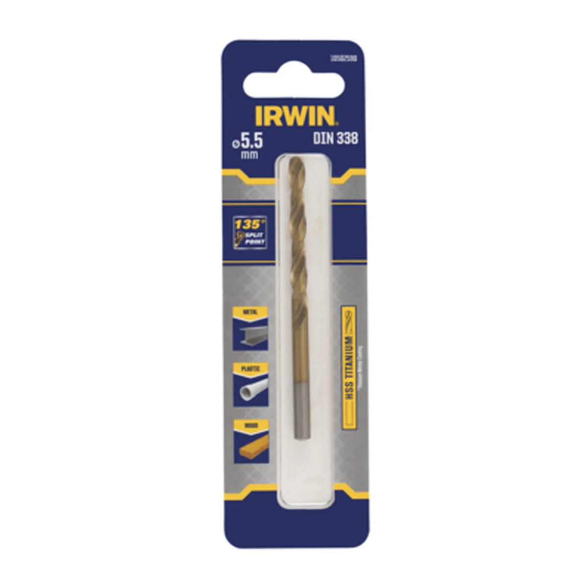 IRWIN Boor metaal tytan 5,5mm