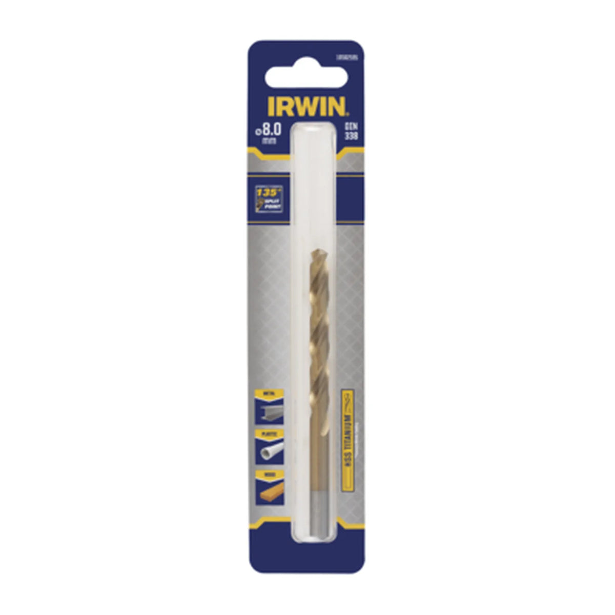 IRWIN Boor metaal tytan 8,0mm