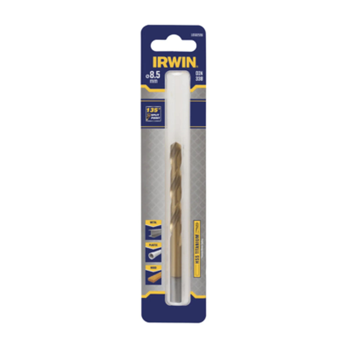 IRWIN Boor metaal tytan 8,5mm