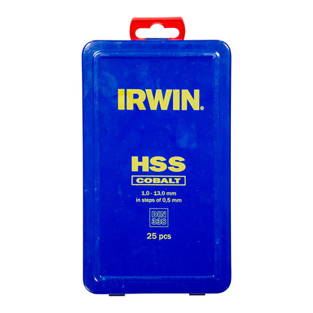 IRWIN Boor kobalt set25 stuks. 1.0 - 13.0 mm co 0.5 mm
