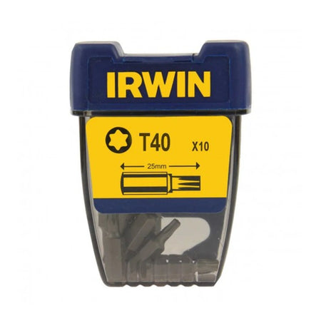 IRWIN Bit t40 x 25mm/10 stuks