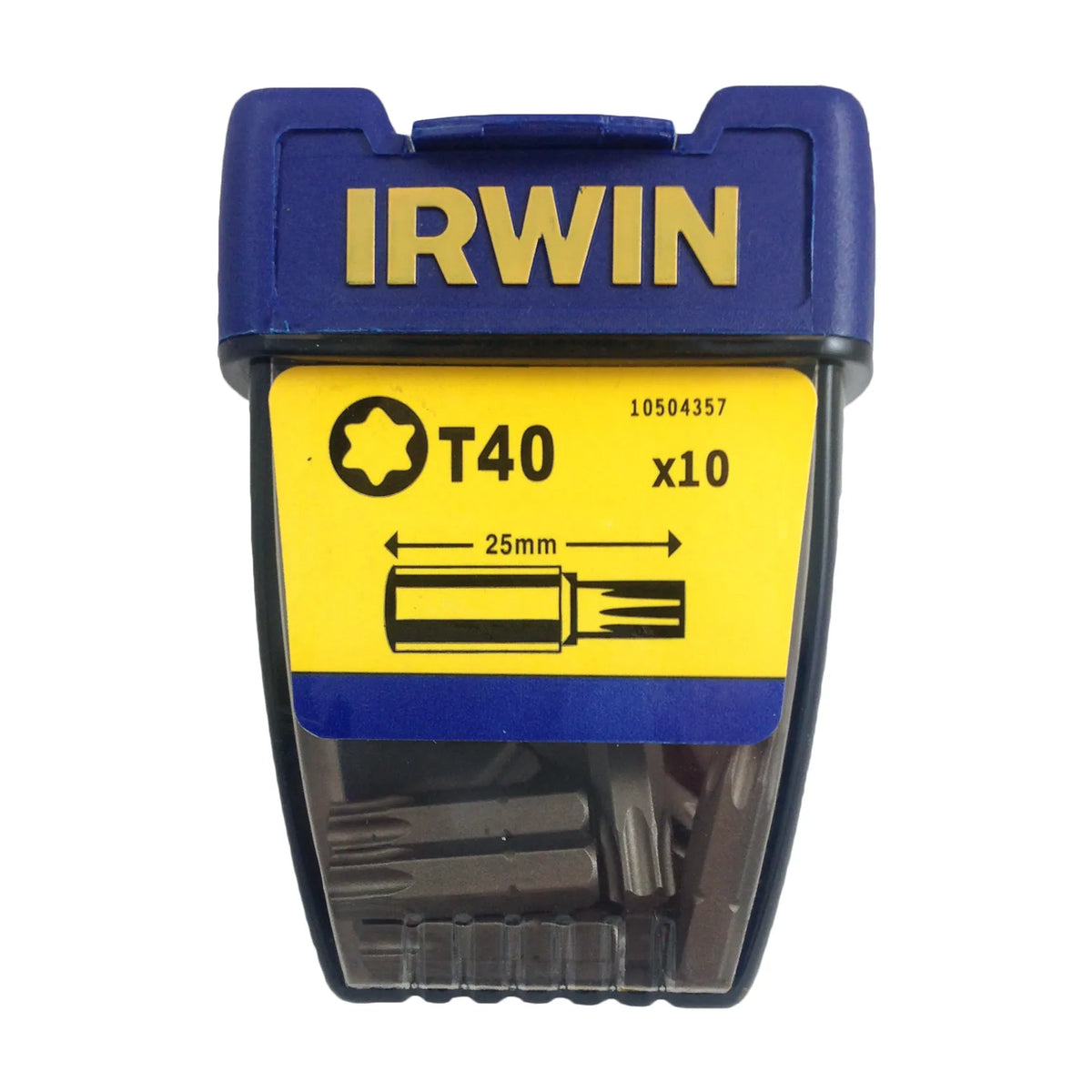 IRWIN Bit t40 x 25mm/10 stuks
