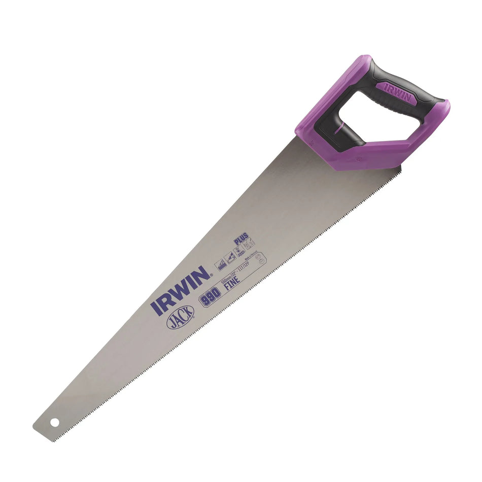 IRWIN Zaag handzaag 550mm 9t/10p z drobnymi tanden 990tg