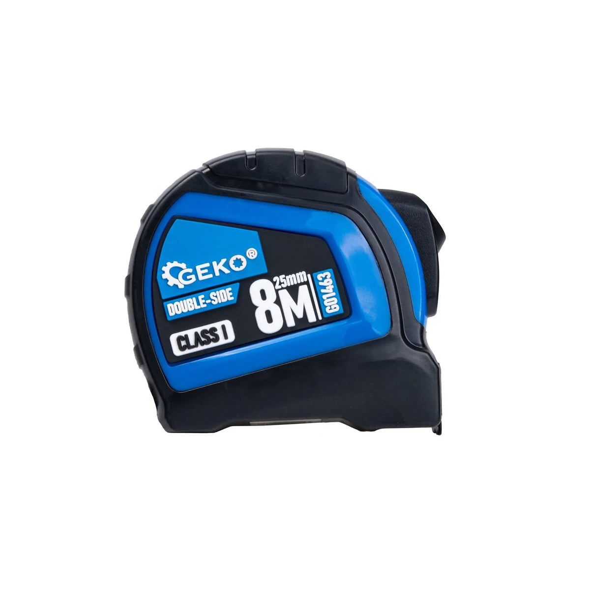 GEKO Dubbelzijdige nylon meetband met autostop 8m/25 mm klasse I