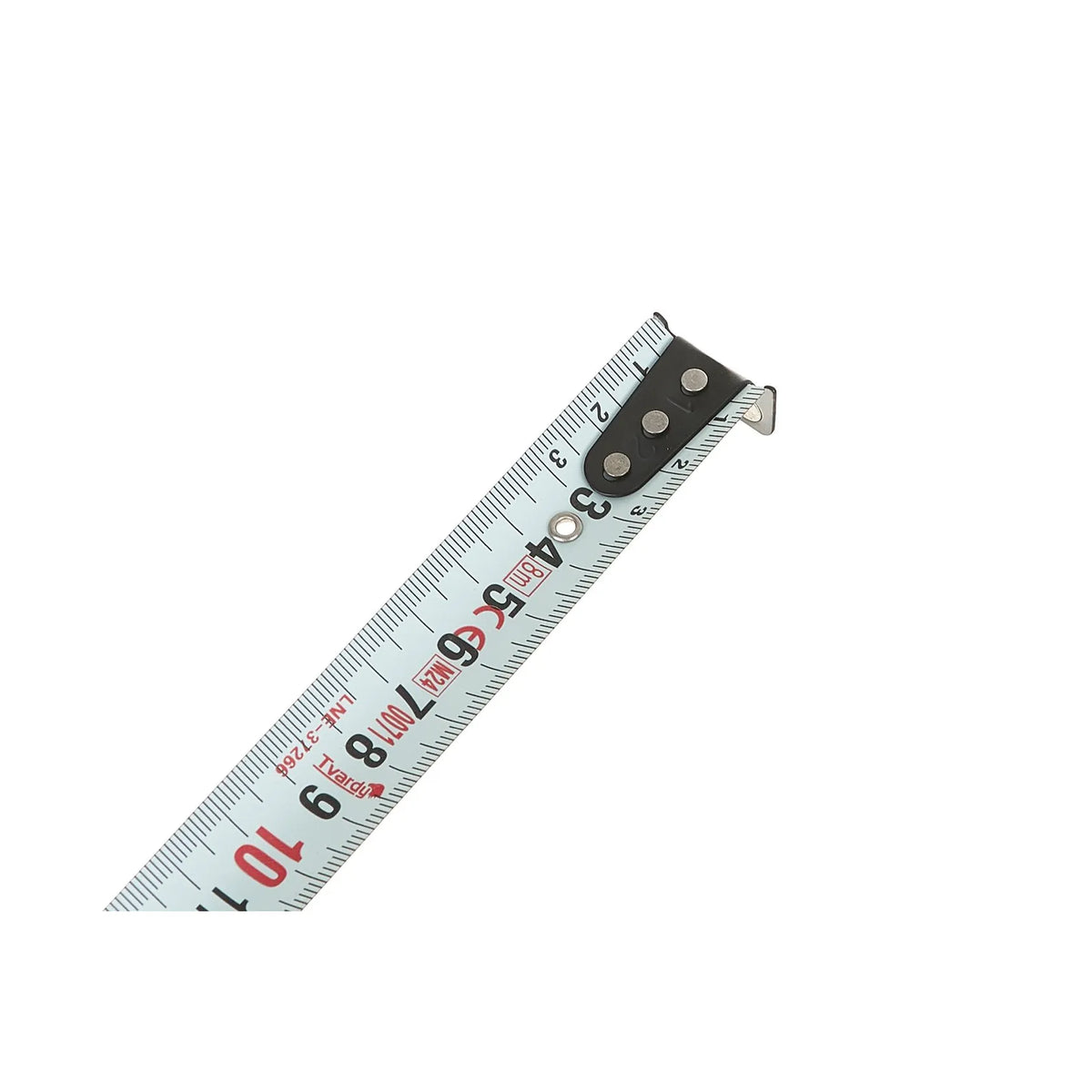 Tvardy Dubbelzijdige nylon meetband met magneet en autostop 3m/16 mm klasse I