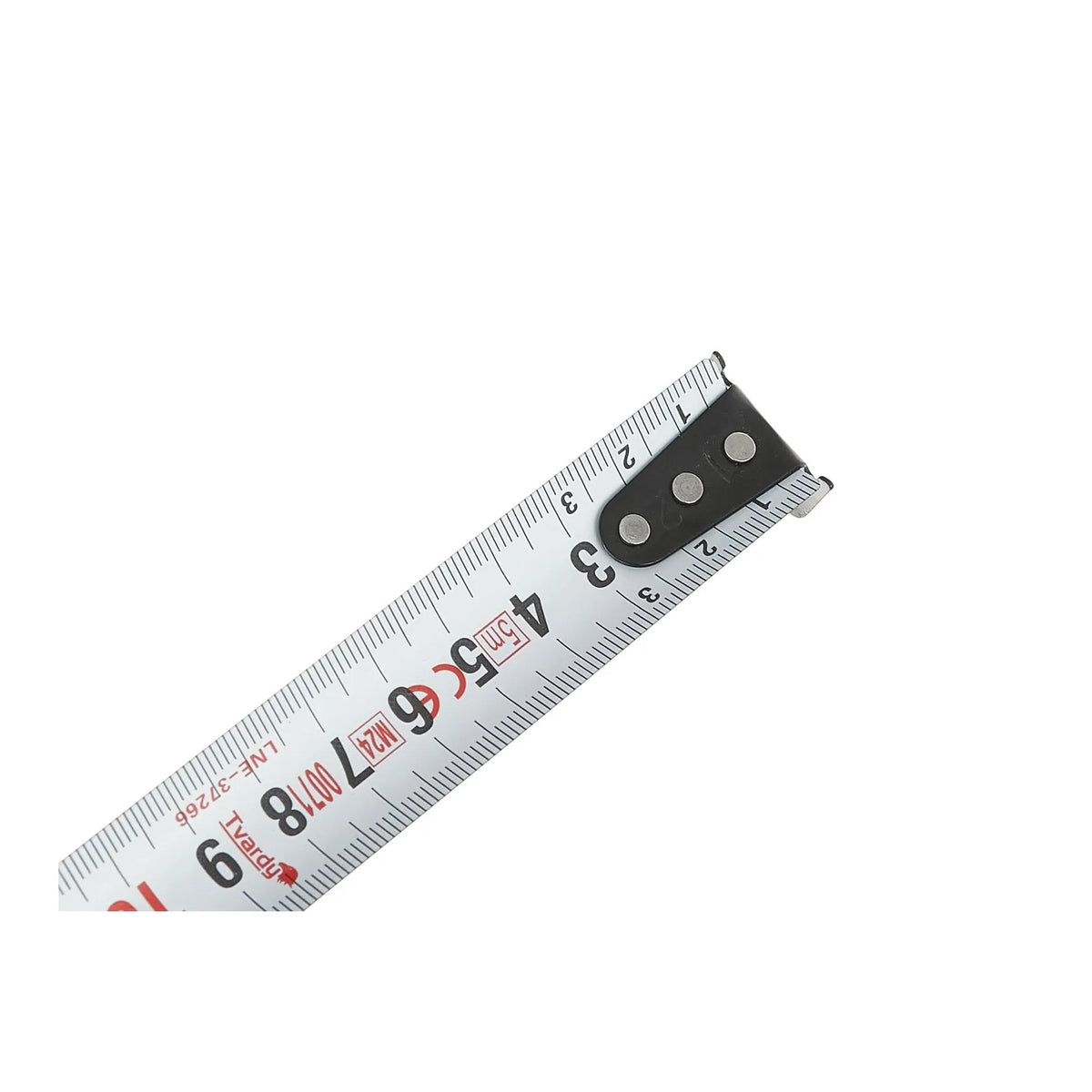Tvardy Dubbelzijdige nylon meetband met magneet en autostop 5m/25 mm klasse I