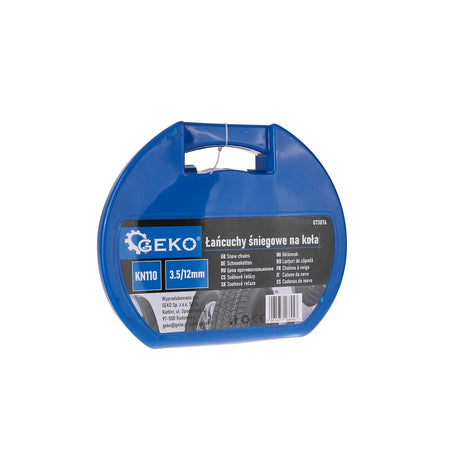 GEKO Sneeuwkettingen met vierkante schakels 3.5/12 mm set voor 1as KN110