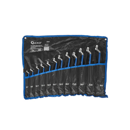 GEKO Dubbele ringsleutelset met anti-slip 6 - 32 mm 12-delig