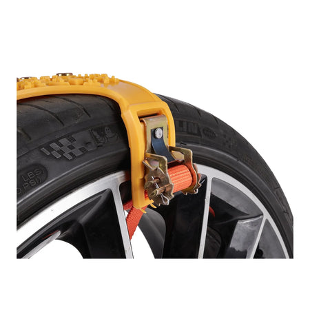 GEKO Sneeuwkettingen snelmontage set 6 stuks voor wielbreedte 165 - 285 mm