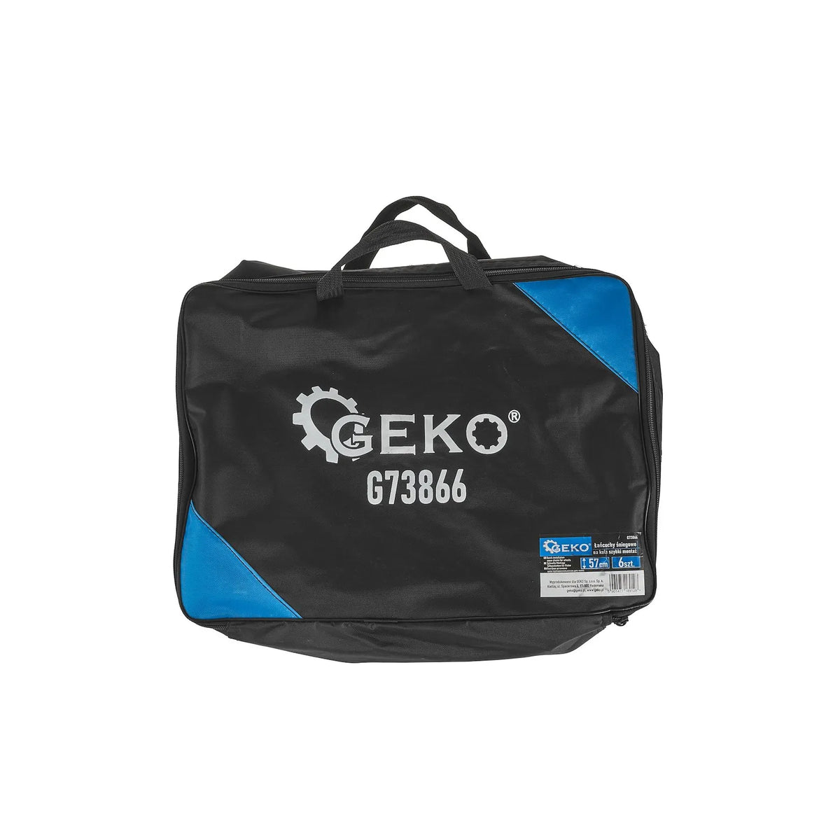 GEKO Sneeuwkettingen snelmontage set 6 stuks voor wielbreedte 165 - 285 mm