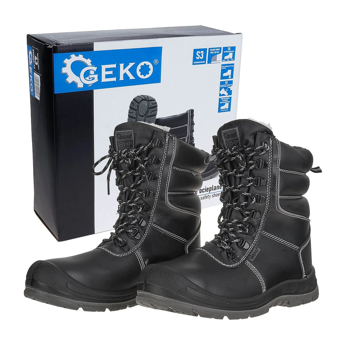 GEKO Geïsoleerde winter veiligheidsschoenen S3 SR FO maat 42