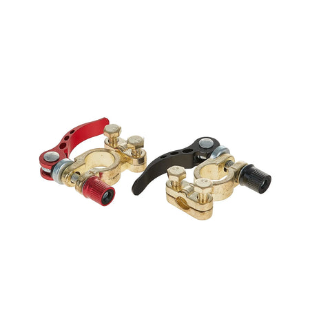 GEKO Set van 2 klemmen voor 6 V en 12 V accu's