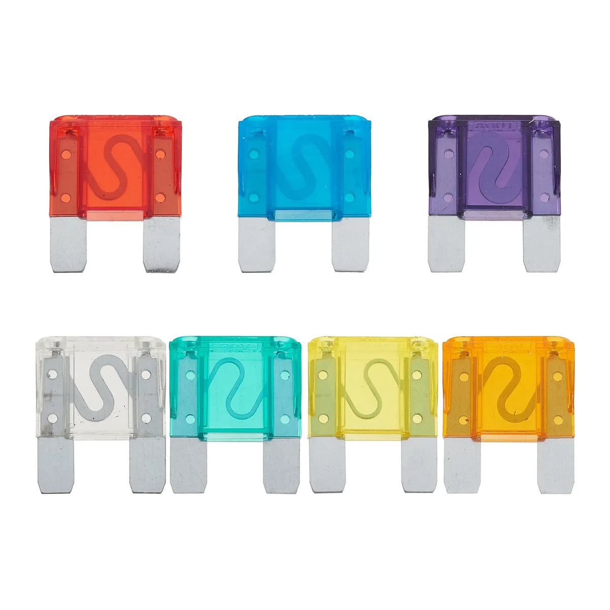 GEKO Autoveiligingset maxi diverse ampèrages 7 stuks
