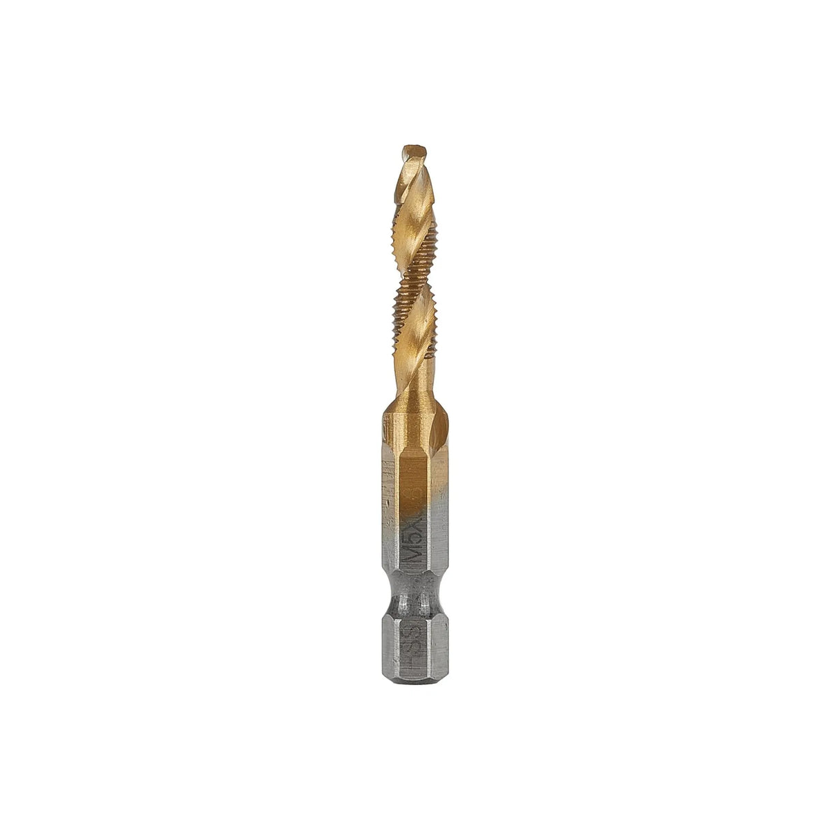 GEKO Tapboor HSS met titaniumcoating M5x0,8 mm met 1/4" HEX opname