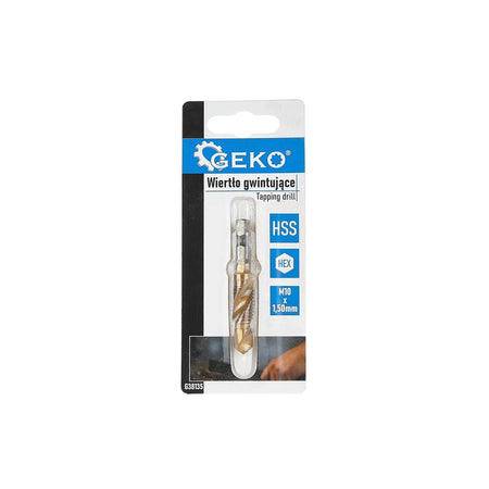 GEKO Tapboor met HEX opname en titaniumcoating M10x1,50 mm